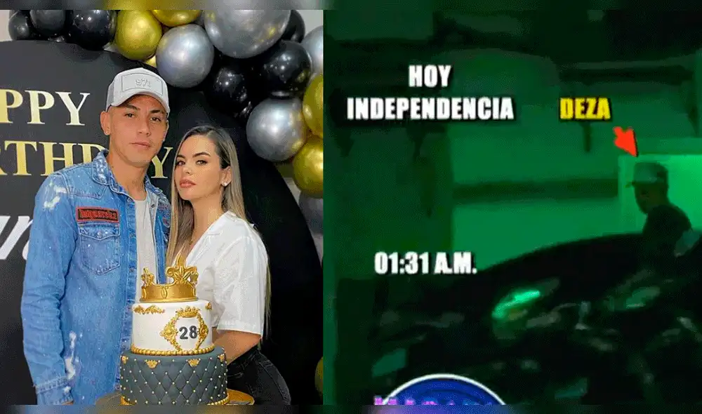 Jean Deza fue captado por las cámaras de "Magaly TV, la firme" sin la compañía de su novia. Foto: composición Instagram/Jean Deza/ATV