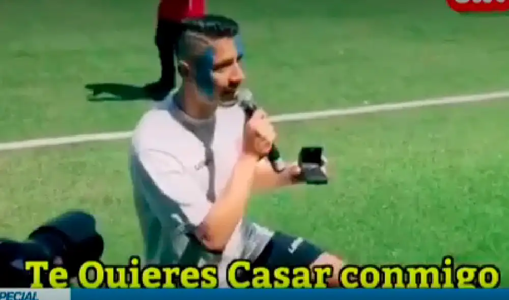 Gianluca Lapadula se casó en 2016. Foto: captura Canal N