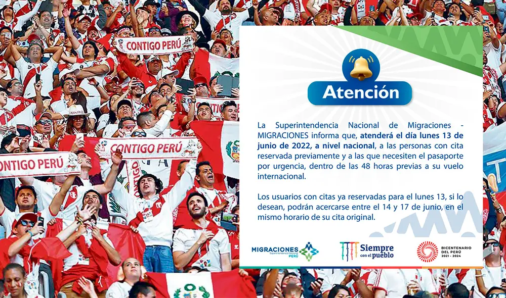 La Superintendencia Nacional de Migraciones también atenderá a quienes necesiten pasaporte por urgencia dentro de las 48 horas previas a su vuelo internacional. Foto: composición LR La Superintendencia Nacional de Migraciones también atenderá a quienes necesiten pasaporte por urgencia dentro de las 48 horas previas a su vuelo internacional. Foto: composición LR