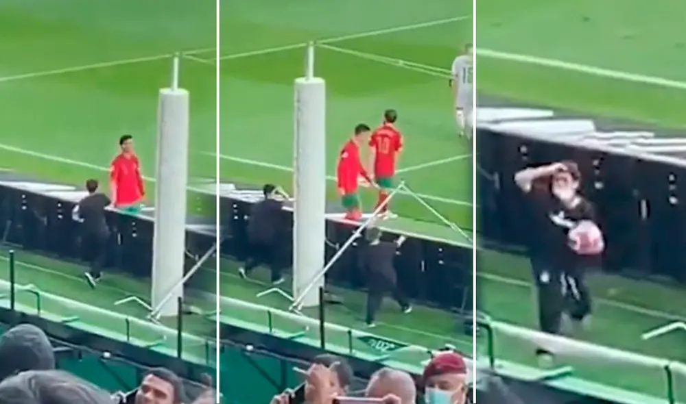 Cristiano Ronaldo fue titular en la victoria de Portugal por 2-0 sobre República Checa. Foto: composición/captura Cristiano Ronaldo fue titular en la victoria de Portugal por 2-0 sobre República Checa. Foto: composición/captura