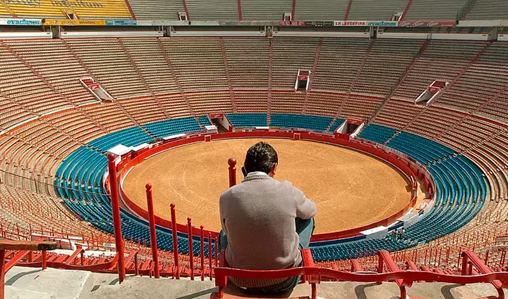 Aficionado en Plaza México, el escenario más importante de la tauromaquia en América. Foto: David de la Paz/Mundo Aficionado en Plaza México, el escenario más importante de la tauromaquia en América. Foto: David de la Paz/Mundo