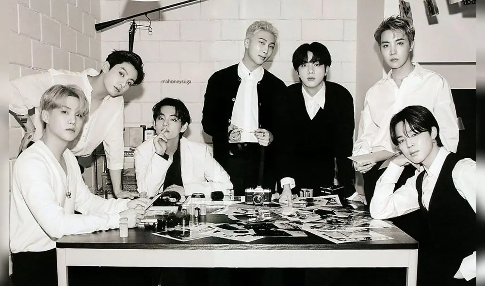 BTS estuvieron juntos en un VLive luego del lanzamiento de "Proof". Foto: Twitter.