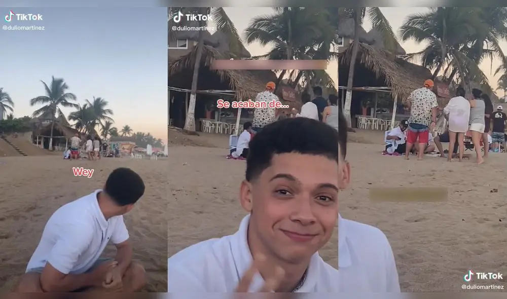 Uno de los jóvenes se emocionó al ver la pedida de mano. Foto: composición/ @duliomartinez/TikTok Uno de los jóvenes se emocionó al ver la pedida de mano. Foto: composición/ @duliomartinez/TikTok