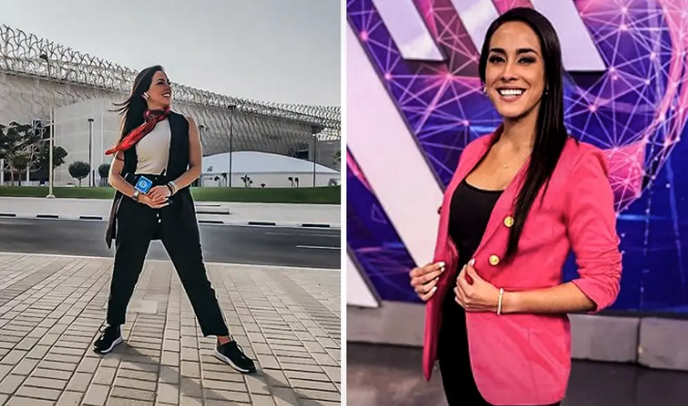 Conoce quién es Romina Vega, la reportera de América Televisión que fue enviada a Qatar. Foto: composición/GLR