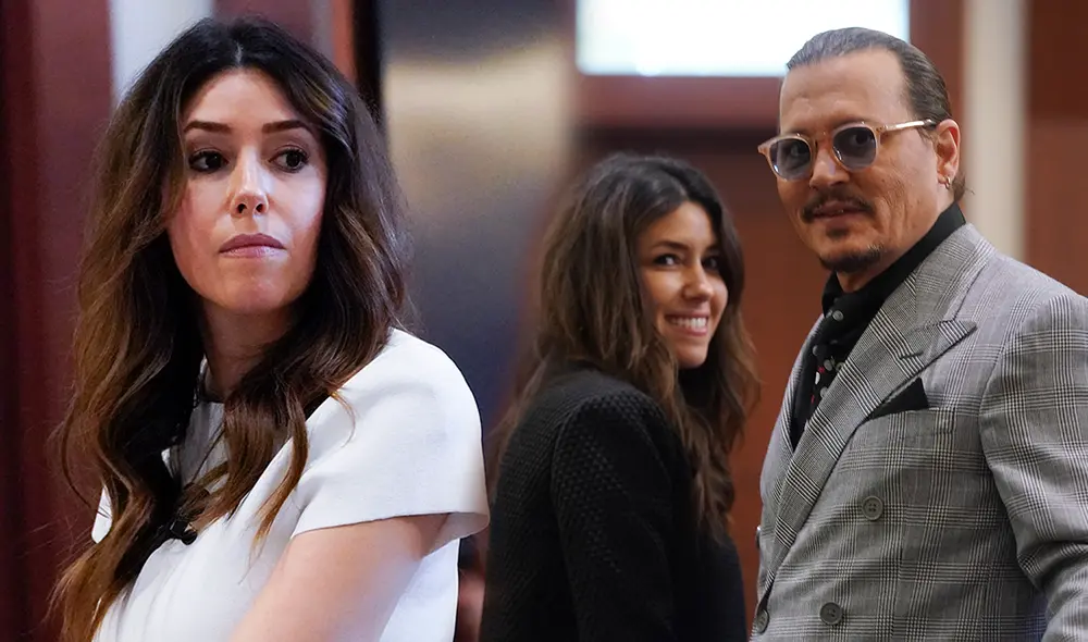 Camille Vasquez acotó que viene trabajando para Johnny Depp desde hace 4 años y medio. Foto: composición LR/AFP Camille Vasquez acotó que viene trabajando para Johnny Depp desde hace 4 años y medio. Foto: composición LR/AFP