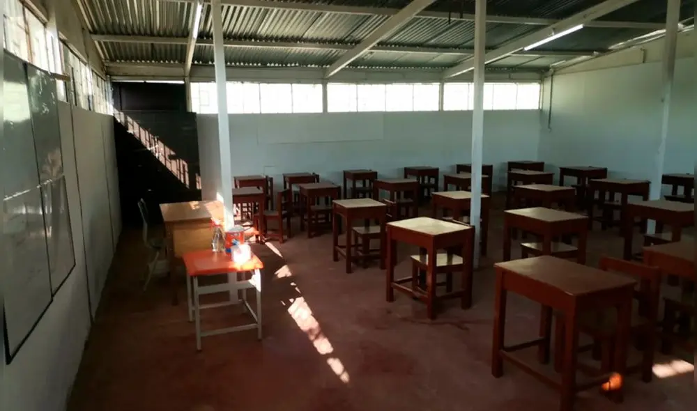 Padres cuestionan que las aulas a emplear no brinden la protección ante la inclemencia del frío de estos días. Foto: cortesía a LR. Padres cuestionan que las aulas a emplear no brinden la protección ante la inclemencia del frío de estos días. Foto: cortesía a LR.