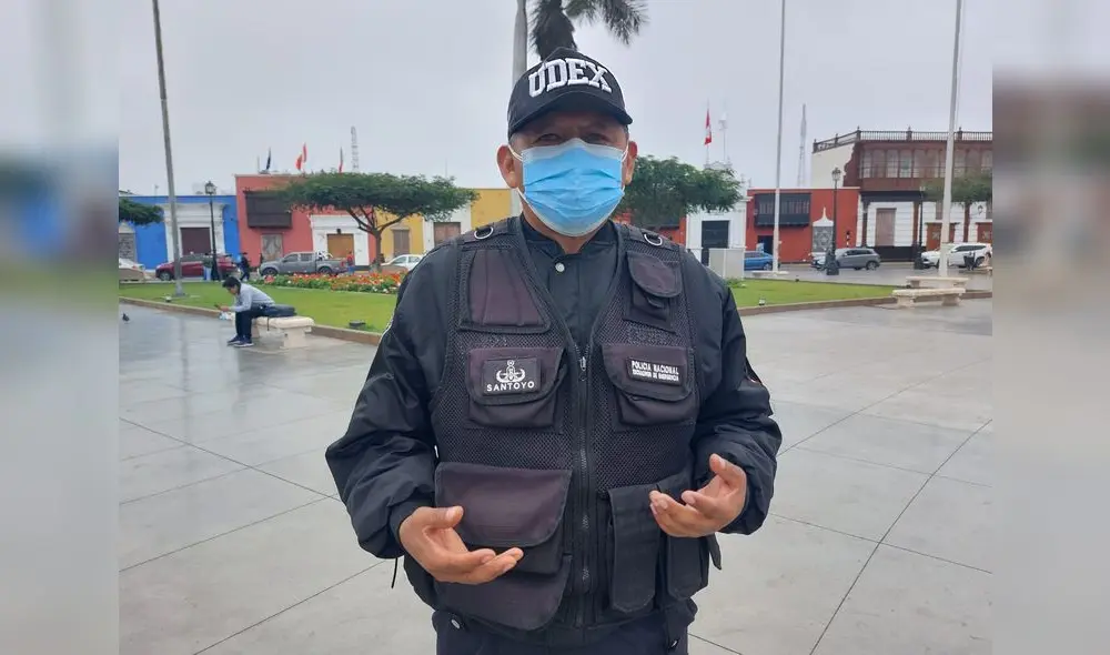 Efectivo policial mencionó que la unidad de la UDEX, en la actualidad, cuenta con cinco efectivos. Foto: Hugo Rodriguez