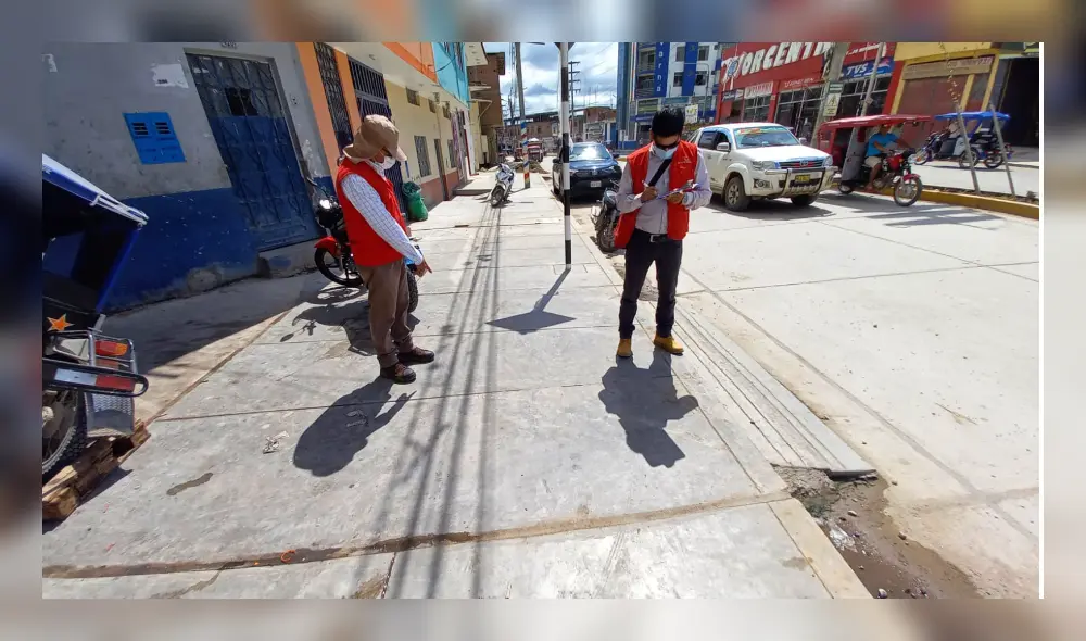 Los técnicos de la Contraloría supervisaron la obra. Foto: Contraloría Los técnicos de la Contraloría supervisaron la obra. Foto: Contraloría