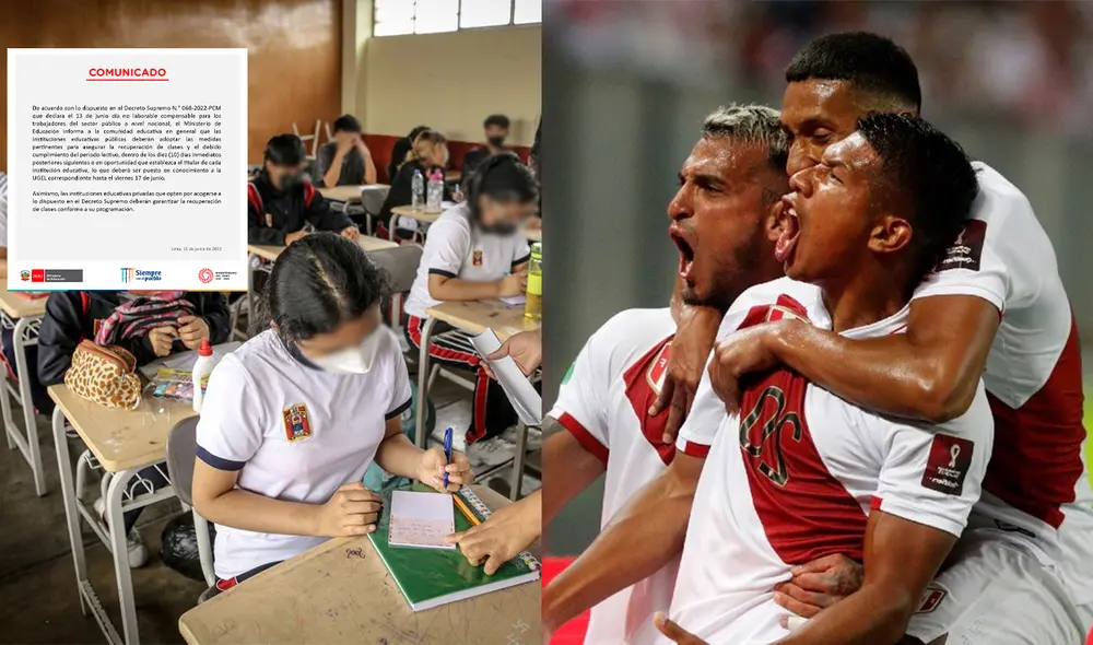 Minedu señala que el día que los escolares no asistan a los colegios deberá ser recuperado. Foto: composición LR