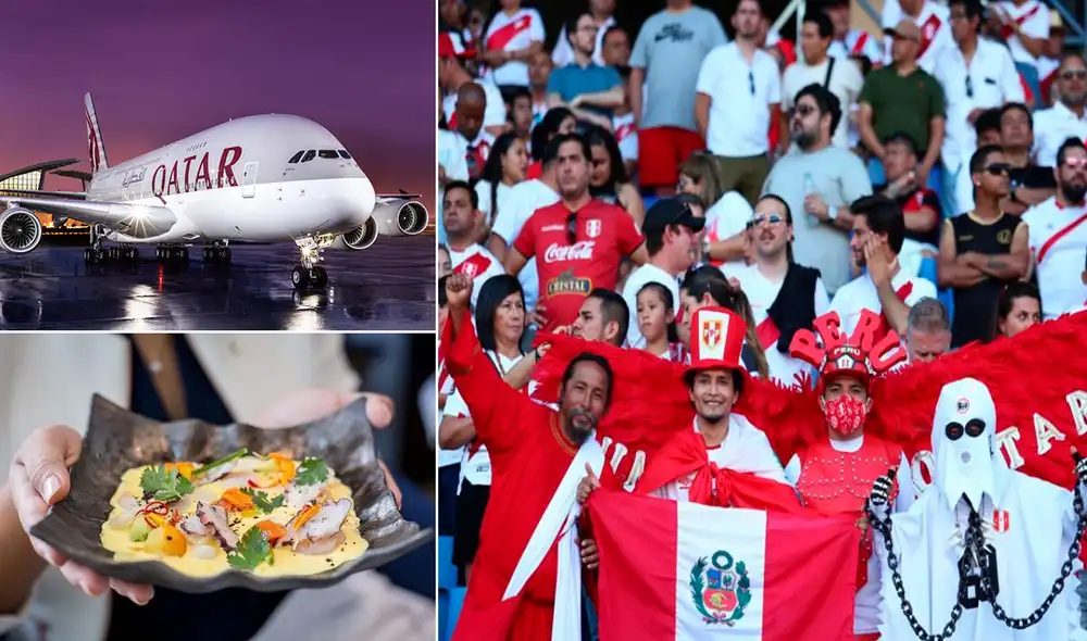 En Qatar hay una comunidad peruana que espera alentar a la Bicolor. Foto: composición LR En Qatar hay una comunidad peruana que espera alentar a la Bicolor. Foto: composición LR