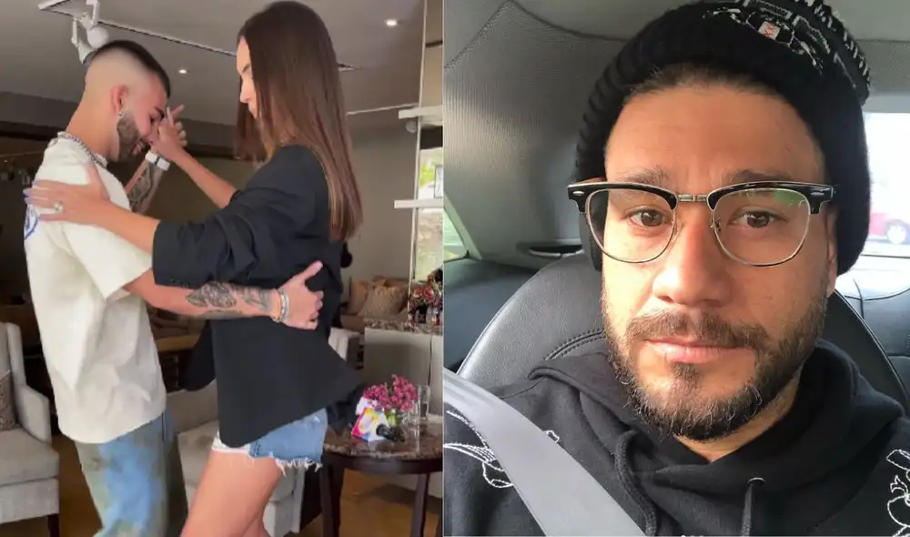 La exMiss Perú se reunió con el cantante Manuel Turizo. composición LR/ captura de Instagram La exMiss Perú se reunió con el cantante Manuel Turizo. composición LR/ captura de Instagram