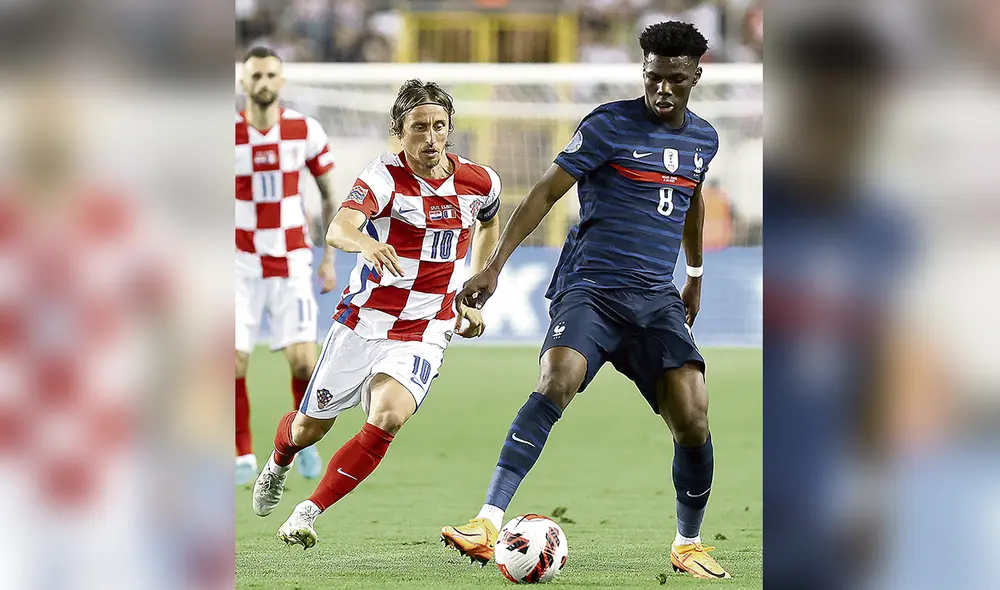 Inversión. Tchouaméni tomará la posta de Luka Modric. Foto: difusión