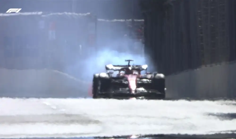 Así fue el abandono de Charles Leclerc. Foto: F1