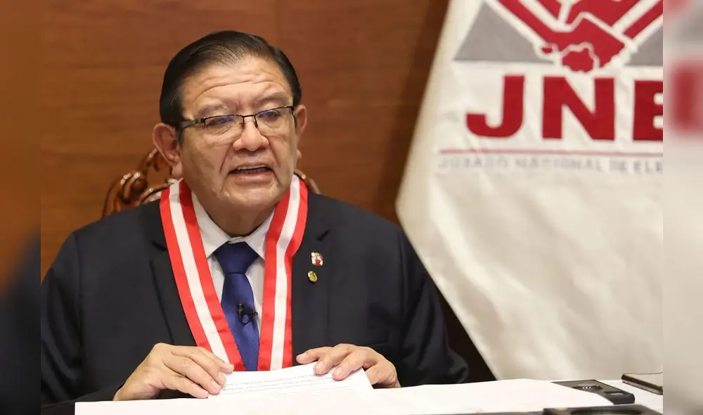 Jorge Luis Salas Arenas es el presidente del Jurado Nacional de Elecciones. Foto: Andina
