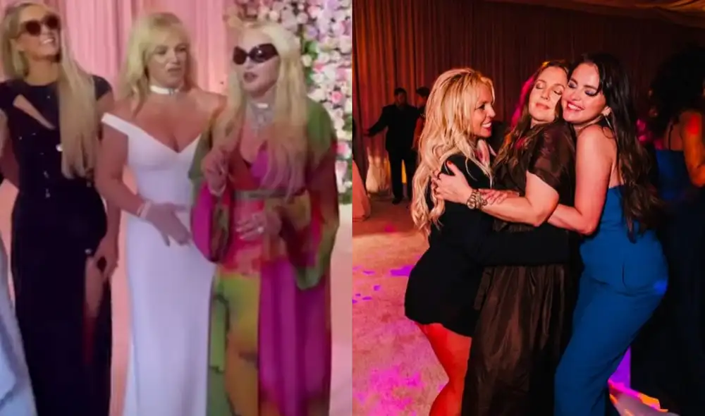 Britney Spears celebró su boda al lado de sus grandes amistades como Paris Hilton o Madonna. Foto: Britney Spears/Instagram