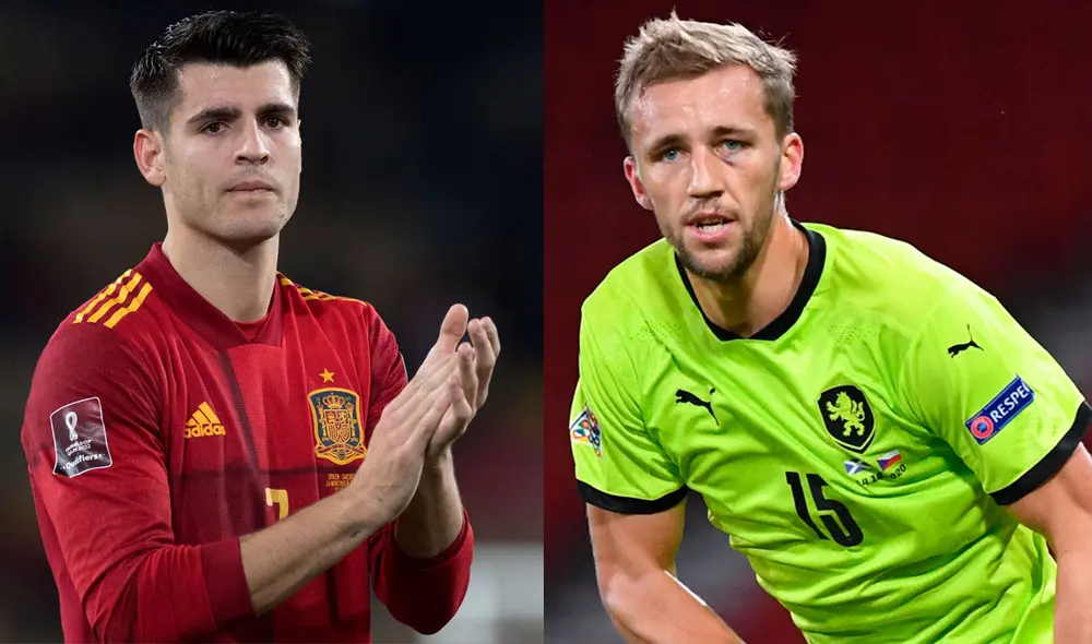 El juego España vs. República Checa inicia a la 1.45 p. m. (hora peruana). Foto: composición / AFP El juego España vs. República Checa inicia a la 1.45 p. m. (hora peruana). Foto: composición / AFP