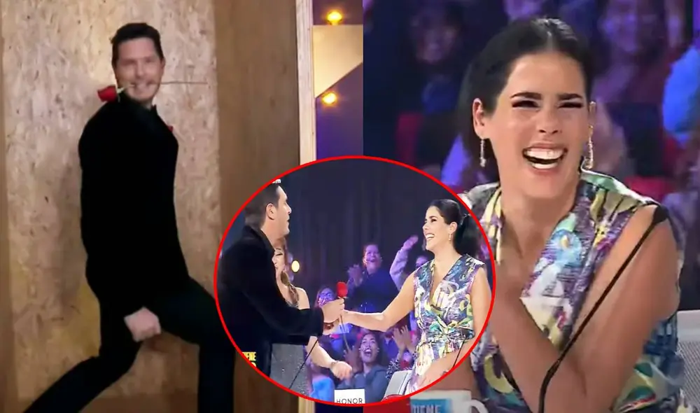 Cristian Rivero en el set de "Perú tiene talento". Foto: composición/ captura de Latina