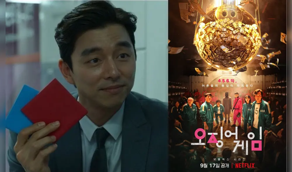 Gong Yoo podría regresar como "el hombre del traje" para la segunda entrega de "Squid Game". Foto: composición/ captura Netflix