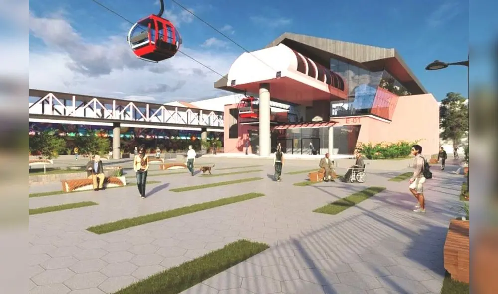 Teleféricos son una alternativa de agiliza el transporte en las ciudades. Foto: MML