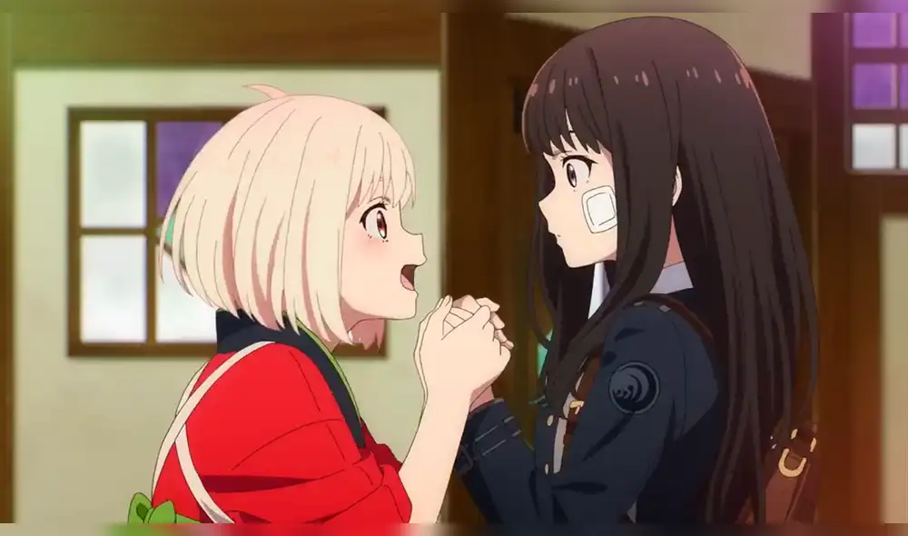 Chisato y Takina, las protagonistas de "Lycoris Recoil". Foto: A-1 Pictures Chisato y Takina, las protagonistas de "Lycoris Recoil". Foto: A-1 Pictures