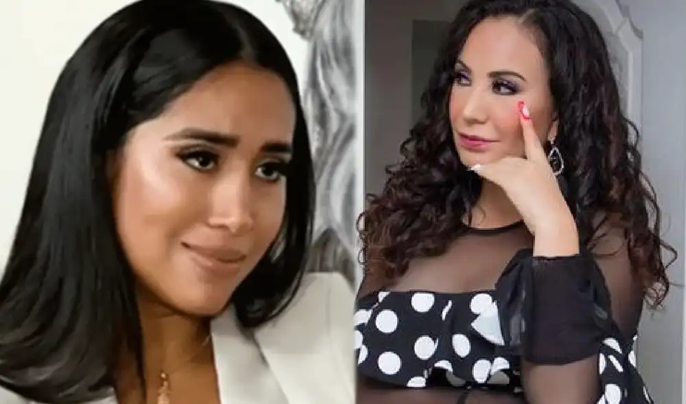 Melissa Paredes no descarta reencontrarse con Janet Barboza frente a cámaras. Foto: Captura América Televisión