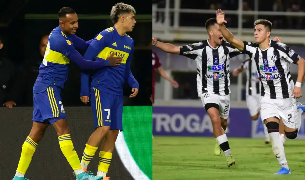 El partido Boca Juniors vs. Central Córdoba inicia a las 6.30 p. m. de Perú y 8.30 p. m. de Argentina. Foto: composición / AFP / Facebook