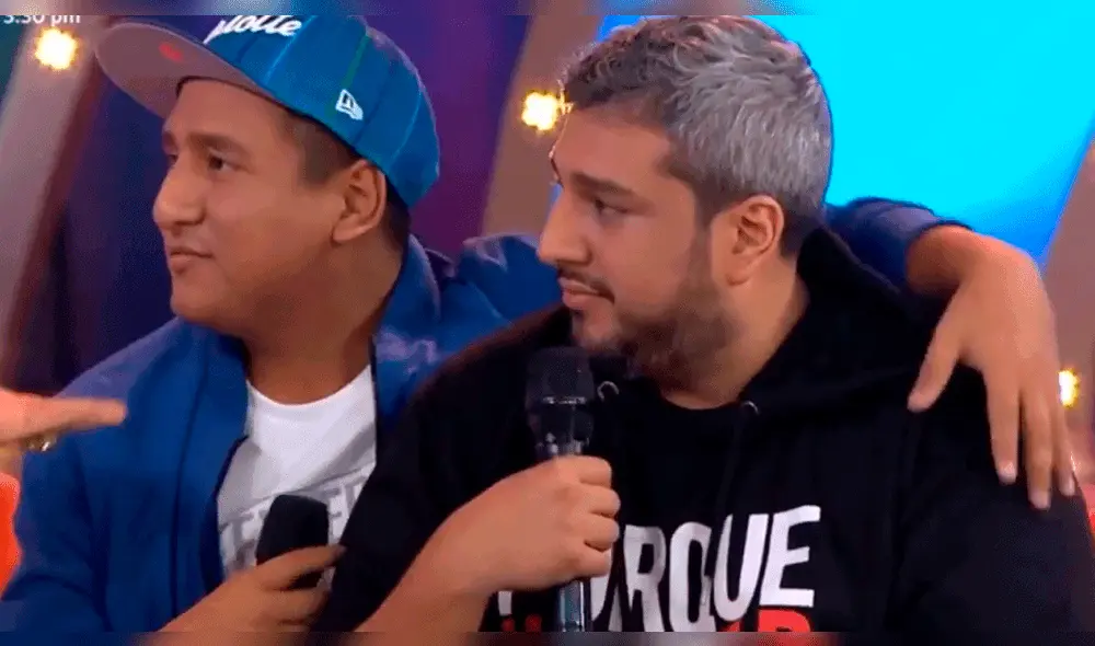 Jorge Luna y Ricardo Mendoza desean que el fin de "Hablando Huevadas" sea en el Estadio Nacional. Foto: América TV