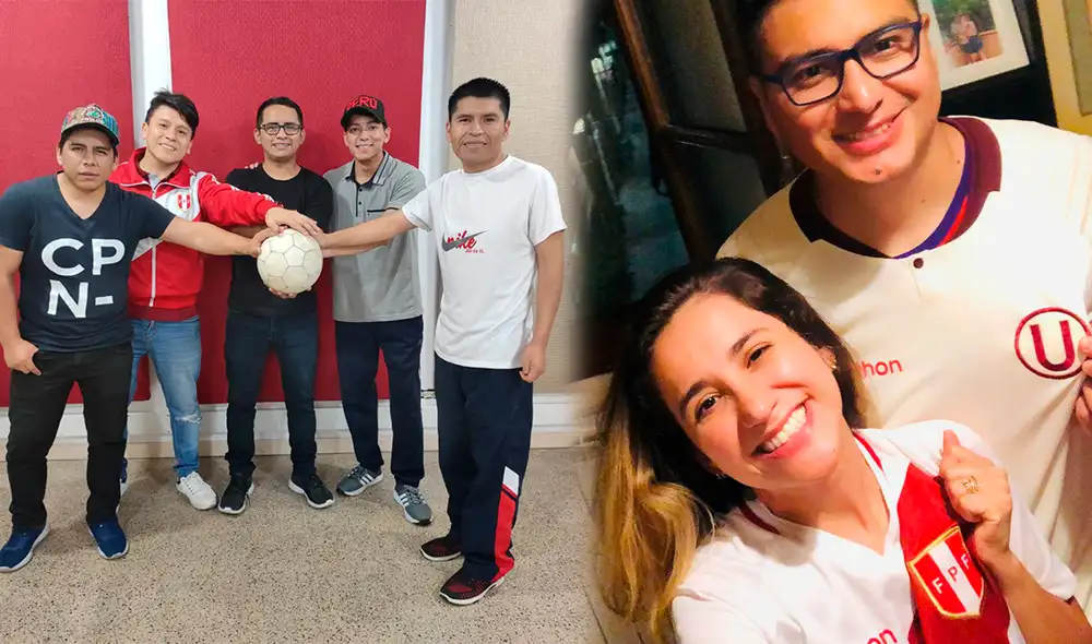 Juan Medina y Marjorie Zegarra contaron a La República cómo viven la previa del partido entre Perú vs. Australia. Foto: Composición GLR