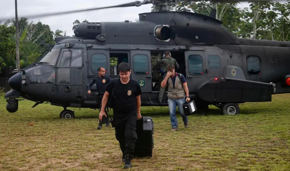Policía viene trabajando en la búsqueda de Pereira y Phillips, perdidos desde el 5 de junio. Foto: APNews Policía viene trabajando en la búsqueda de Pereira y Phillips, perdidos desde el 5 de junio. Foto: APNews