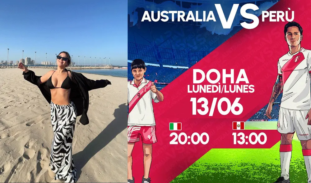 Ale Fuller viaja a Doha para alentar a la selección peruana. Foto: Instagram Ale Fuller viaja a Doha para alentar a la selección peruana. Foto: Instagram