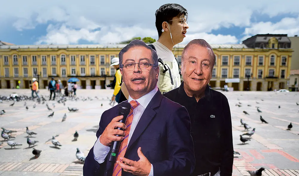 Petro y Hernández apelan a las emociones del electorado en el duelo final para alcanzar la presidencia de Colombia. Foto: AFP