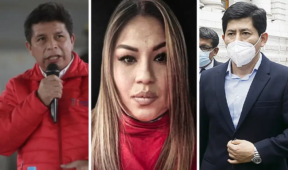 Colaborador eficaz acusa directamente al presidente Castillo de recibir dinero de Karelim López. Foto: composición La República Colaborador eficaz acusa directamente al presidente Castillo de recibir dinero de Karelim López. Foto: composición La República