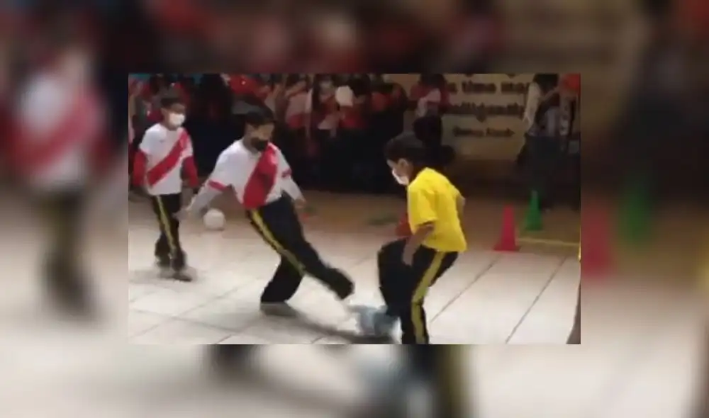 El hecho se realizó en el colegio Villa América en Los Olivos. Foto: captura BDP