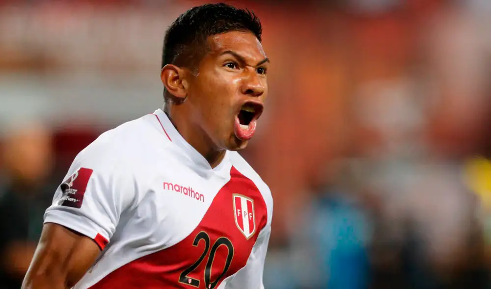 Edison Flores marcó dos goles en las eliminatorias sudamericanas. Foto: GLR