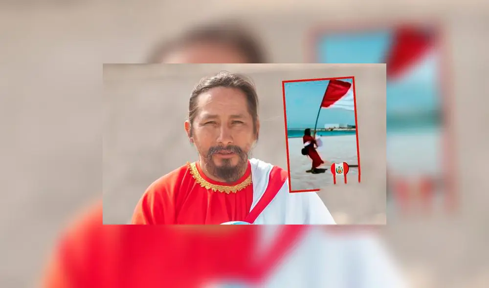 'Hincha israelita' acompaña a la Bicolor adonde va. Foto: EnfoqueReal 'Hincha israelita' acompaña a la Bicolor adonde va. Foto: EnfoqueReal