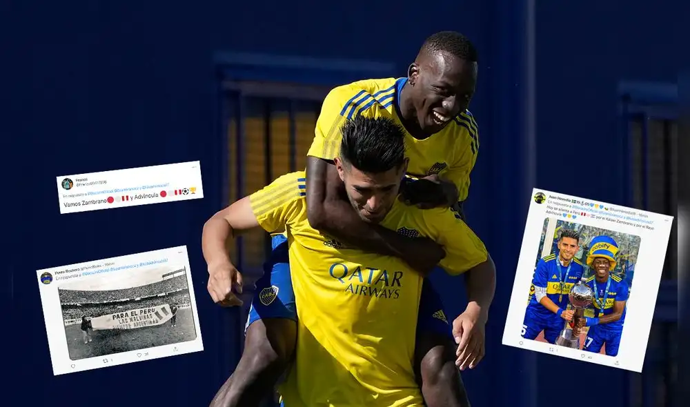 Carlos Zambrano y Luis Advíncula vienen de consagrarse en el balompié argentino. Foto: composición LR/Boca Juniors