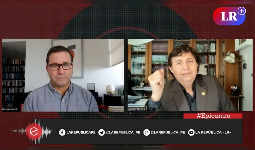 Susel Paredes congresista del Partido Morado. Foto: captura de LR+