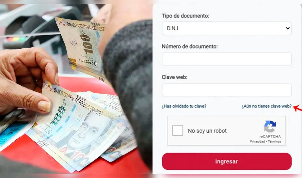 La clave web de tu AFP es necesaria para la solicitud del retiro de hasta S/ 18.400. Foto: composición/ La República