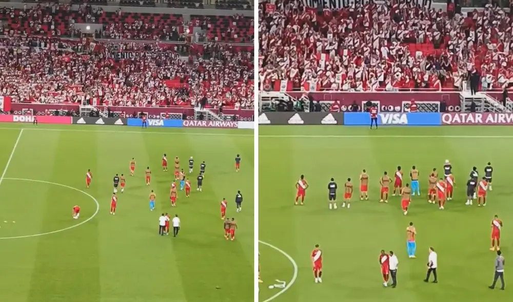 Así agradeció la hinchada de Perú a la selección. Foto: captura Jampool Cuadros.