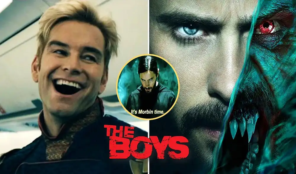 "Morbius" llegó a los cines en abril de este año. Hace algunos días atrás tuvo su reestreno, pero volvió a ser un fracaso en taquilla. "The Boys" se burló de ello. Foto: composición/Sony/Amazon Prime Video