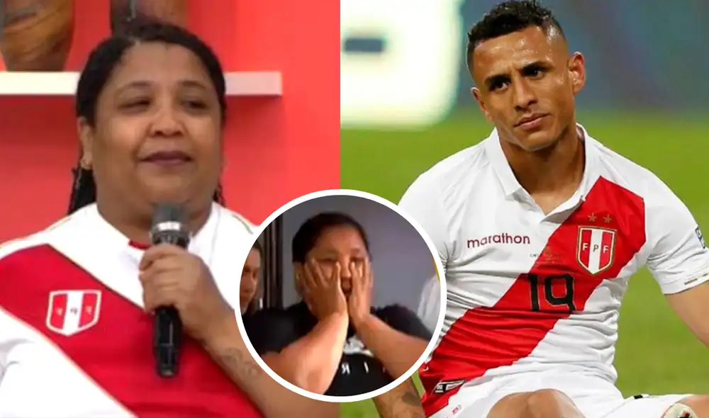 María Julia Flores, madre de Yoshimar Yotún, y su familia estuvieron enlazados con el programa “Dilo fuerte”. Foto: composición LR/ captura de América TV/ captura de Panamericana