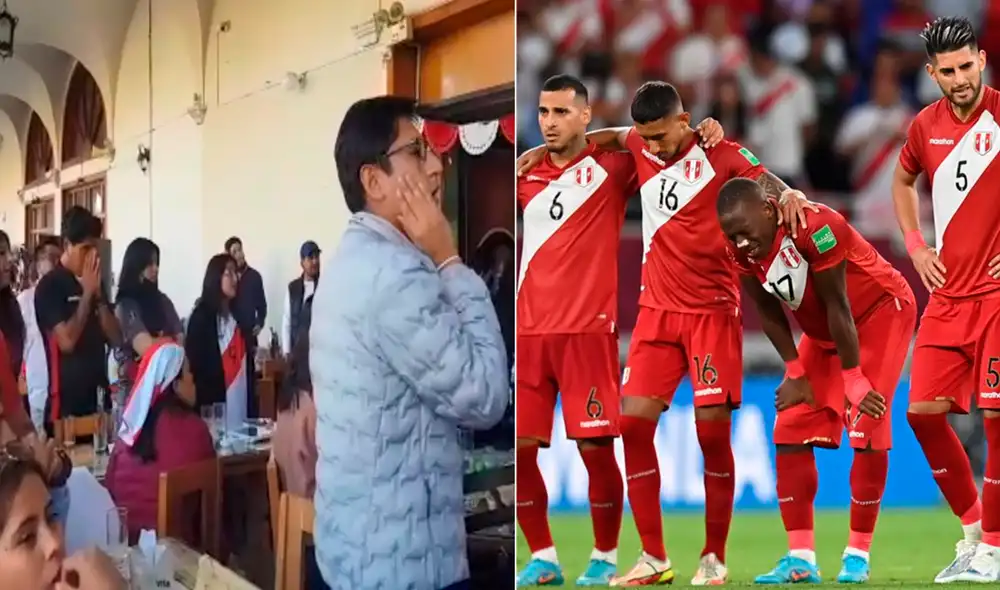 Hinchas lamentaron la derrota de Perú. Foto: Alexis Choque/ AFP