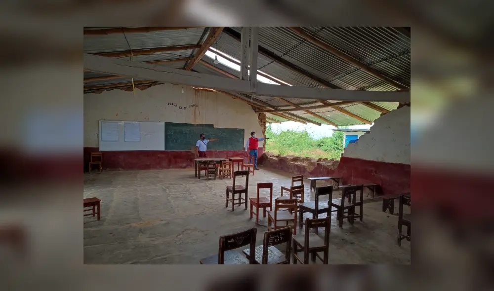 Son 3.555 escuelas que registran daños severos y graves. Foto: Contraloría Son 3.555 escuelas que registran daños severos y graves. Foto: Contraloría