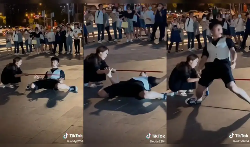 El muchacho sorprendió con su elasticidad. Foto: composición/ @edyy8204/TikTok