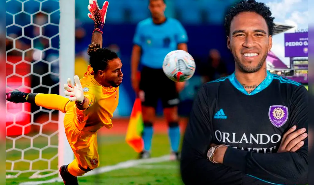 Pedro Gallese juega para el club estadounidense Orlando City. Foto: composición EFE/Orlando City