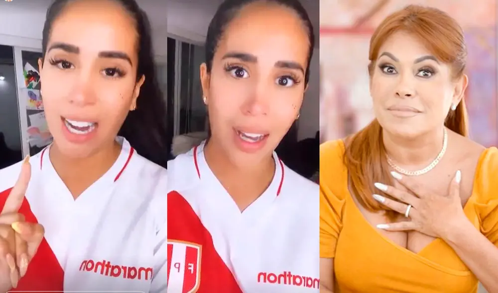 Melissa Paredes le respondió con un fuerte mensaje a Magaly Medina. Foto: capturas Instagram Melissa Paredes le respondió con un fuerte mensaje a Magaly Medina. Foto: capturas Instagram