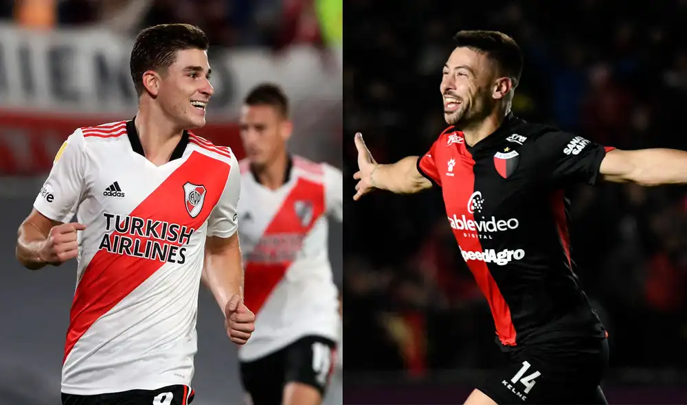 El partido River Plate vs. Colón se juega en el Estadio Brigadier López. Foto: composición / AFP El partido River Plate vs. Colón se juega en el Estadio Brigadier López. Foto: composición / AFP