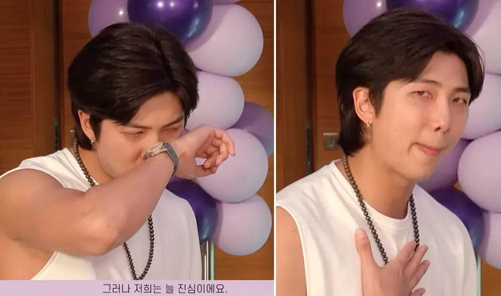 Las palabras de RM sobre el futuro de BTS conmueve a ARMY. Foto: captura Big Hit