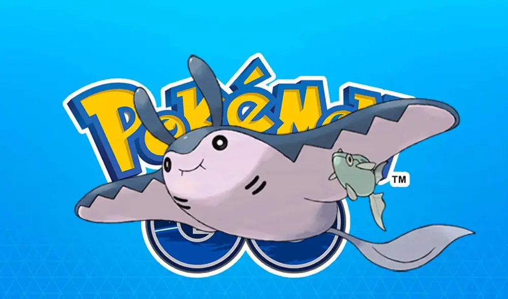 Mantine es una criatura de tipo agua/volador que está basado en una mantarraya. Foto: Niantic