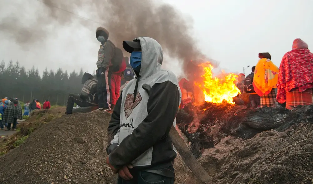 La ONG Inredh consideró que la detención de Leonidas Iza, líder de la Confederación de Nacionalidades Indígenas del Ecuador, “provocará mayor indignación y una ola de violencia”. Foto: AFP La ONG Inredh consideró que la detención de Leonidas Iza, líder de la Confederación de Nacionalidades Indígenas del Ecuador, “provocará mayor indignación y una ola de violencia”. Foto: AFP